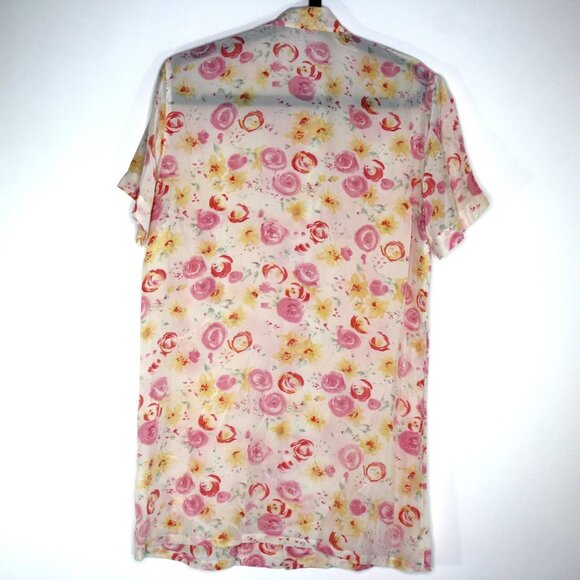 Equipment Mens Medium Slim Fit Flowy Button Up Shirt NEW N1336 - Picture 4 of 5